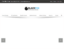 Tablet Screenshot of blackfox.com
